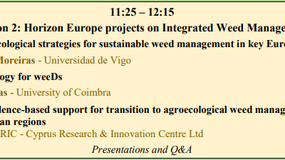 AGROSUS at the European Commission DG SANTE & DG AGRI’s Research and Innovation Webinar on Pesticides and Integrated Pest Management